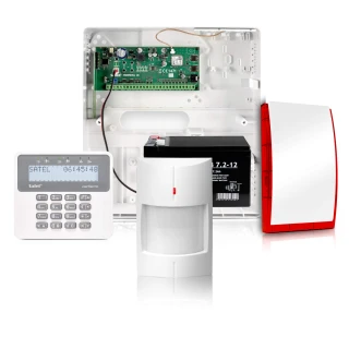 Alarm bezprzewodowy Satel Perfecta 16-WRL 1x Czujka, LCD, Aplikacja, Powiadamianie GSM