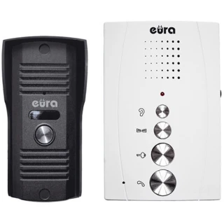 Domofon EURA ADP-11A3 INVITO 1-rodzinny głośnomówiący, bezsłuchawkowy