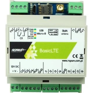Moduł komunikacyjny LTE 2G/4G, 12V/DC, BasicLTE-D4M Ropam