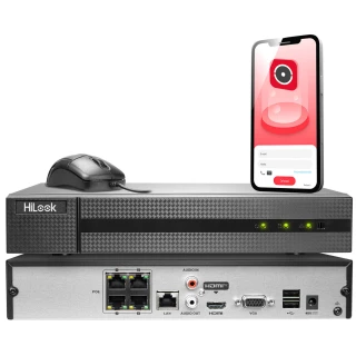 NVR-4CH-4MP/4P Rejestrator IP 4 kanałowy sieciowy z POE HiLook by Hikvision