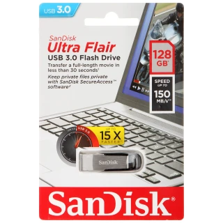 Pendrive FD-128/ULTRAFLAIR-SANDISK 128GB USB 3.0 SANDISK