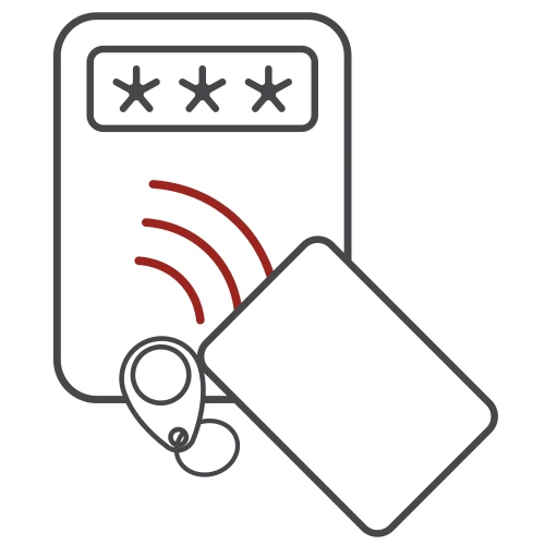 Zestaw kontroli dostępu ATLO-KRMFW-855-TUYA, zasilacz, elektrozaczep, karty dostępu