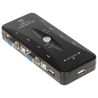 Przełącznik VGA + USB VGA+USB-SW-4/1