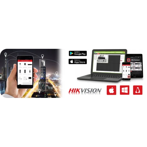 Monitoring zestaw bezprzewodowy Hikvision Ezviz 2 kamery C3T Pro WiFi 4MPx 1TB