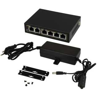 Switch 6-portowy S64 dla 4 kamer IP