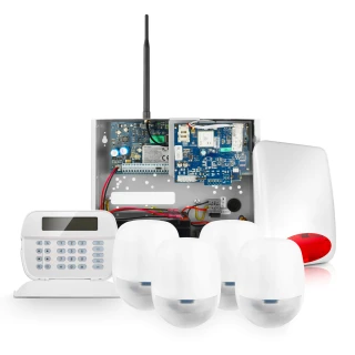 System alarmowy DSC GTX2 4x Czujka, LCD, Aplikacja mobilna, Powiadomienie
