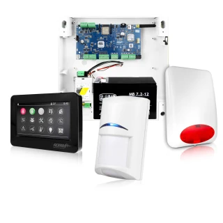 System alarmowy NeoGSM-IP, Czarny, 1x czujka, Powiadomienie GSM, Wifi
