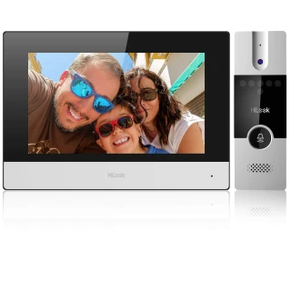 Wideodomofon HD-VIS-04, 4-żyłowy, Full HD, port microSD, WiFi,  Aplikacja HiLook by Hikvision
