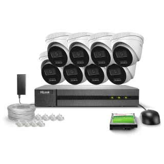 Zestaw do monitoringu 8x IPCAM-T2-30DL FullHD Dual-Light 30m HiLook by Hikvision