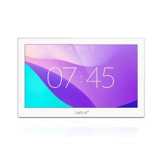 10–calowy manipulator graficzny SATEL INT-TSH210 w kolorze białym, do obsługi systemu alarmowego 