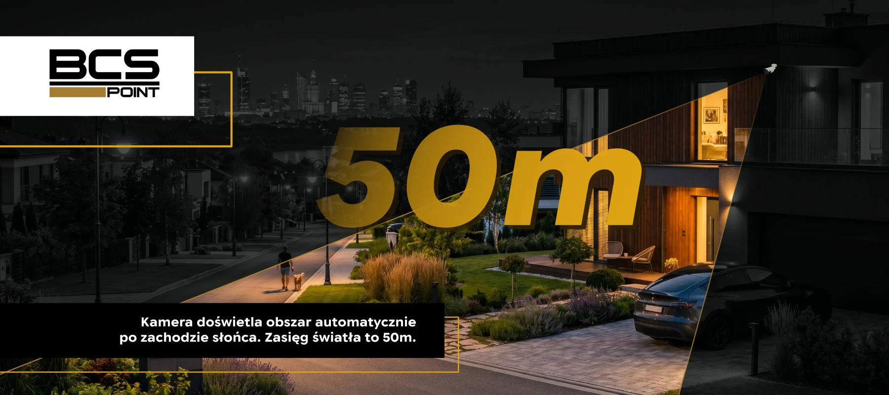 Mocny oświetlacz podczerwieni IR 50m w BCS-P-TIP14FSR5(2)