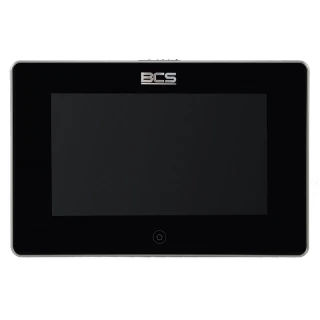 Monitor wideodomofonowy IP BCS-MON7300B-S z wyświetlaczem dotykowym i eleganckim designem. Urządzenie posiada funkcje komunikacji wideo i audio oraz intuicyjny interfejs użytkownika.