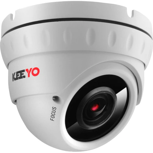 Monitoring Keeyo Zestaw IP Full HD IR40m H265+ 2x LV-IP2301-II