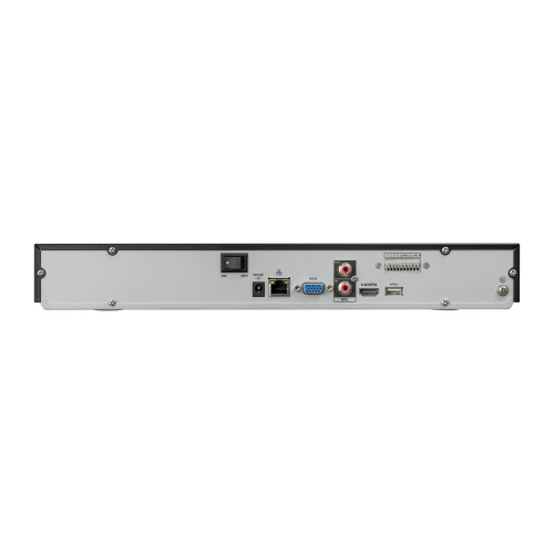 8 kanałowy rejestrator IP BCS-L-NVR0802-A-4KE Współpraca z kamerami o rozdzielczości aż do 8Mpx