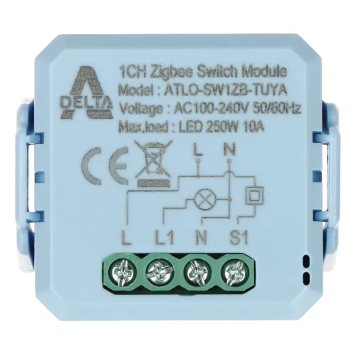 Inteligentny przełącznik ATLO-SW1ZB-TUYA ZigBee, Tuya Smart