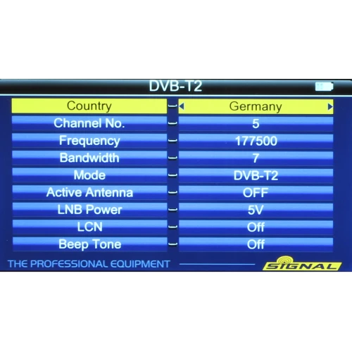 Miernik uniwersalny WS-6980 DVB-T/T2 DVB-S/S2 DVB-C SIGNAL