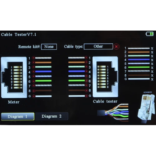 Monitor AHD, HD-CVI, HD-TVI, PAL MS-ACT50-4K 5 cali
