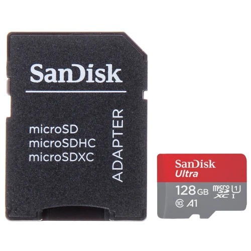 Karta pamieci SD-MICRO-10/128-SAND UHS-I, SDXC 128GB Sandisk