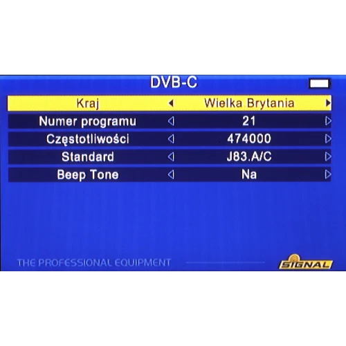 Uniwersalny miernik ST-5150 DVB-T/T2 DVB-S/S2 DVB-C SIGNAL