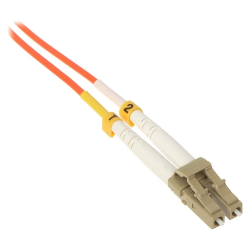 Patchcord wielomodowy PC-2LC/2LC-MM 1m