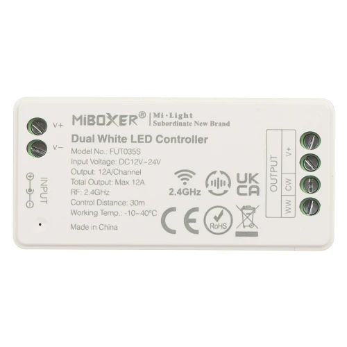 Sterownik oświetlenia LED LED-W-WC/RF2 2.4 GHz, CCT 12... 24V DC MiBOXER / Mi-Light