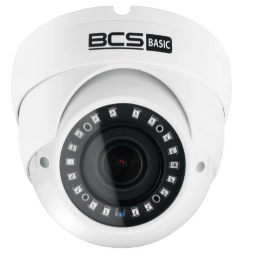 Monitoring Full HD BCS Basic Full HD 2MPx 1TB H265+ 3 x Kamera kopułkowa 2.8mm IR 40m