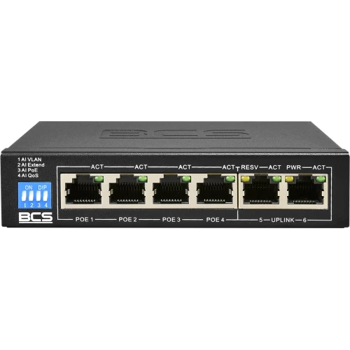 Wideodomofon IP BCS-PAN9201S-S + 4x Monitor BCS-MON7300B-S Czarny, Podtynkowy