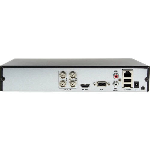 BCS-B-XVR0401(II) BCS Rejestrator do monitoringu domu, firmy, garażu HD-TVI AHD CVI IP