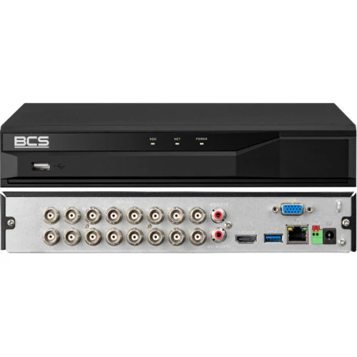 Monitoring po skrętce BCS Basic 4MPx 1TB H265+ 16 x Kamera BCS-B-DT42812(II) 2.8-12mm IR 40m