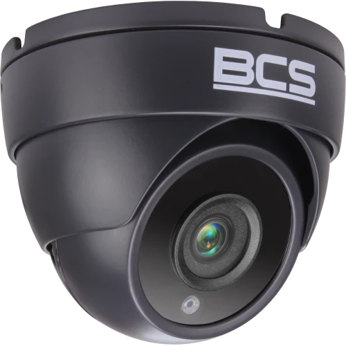 Monitoring do samodzielnego montażu - zestaw: 2 kamer BCS-DMQE2200IR3-G 2MPx, rejestrator BCS-L-XVR0401-VI 5MPx lite, dysk 1TB, skrętka