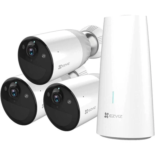 3-kamerowy zestaw do monitoringu WiFi akumulatorowy EZVIZ BC1-B3