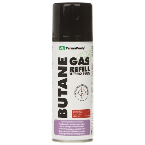 Butan do lutownic GAS-REFILL/200 spray 200ml AG TERMOPASTY