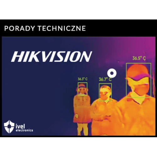 Ręczna kamera termowizyjna do pomiaru temperatury ludzkiego ciała Hikvision model DS-2TP31B-3AUF