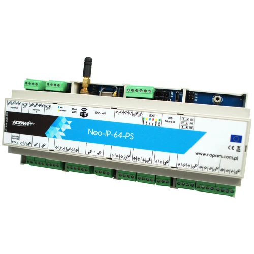 Centrala alarmowa Ropam Neo-IP-64-PS-D12M Wi-Fi obudowa DIN