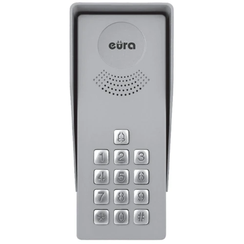 Domofon EURA ADP-37A3 INGRESSO NERO 1-rodzinny kaseta zewnętrzna z szyfratorem