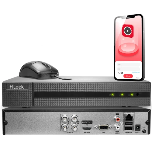 DVR-4CH-4MP Rejestrator cyfrowy hybrydowy do monitoringu HiLook by Hikvision