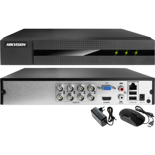 Zestaw do monitoringu IP 8x DS-2CE17H0T-IT3F 5MPx IR 40m Hikvision