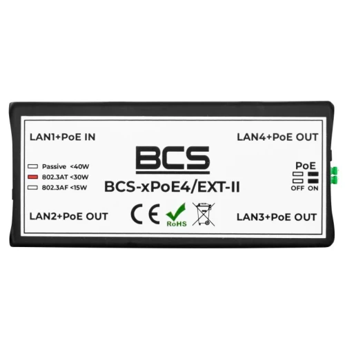 Extender BCS-xPoE4/EXT-II