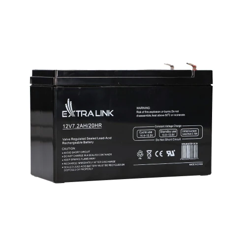 Extralink AGM 12V 7,2Ah 7Ah | Akumulator | bezobsługowy