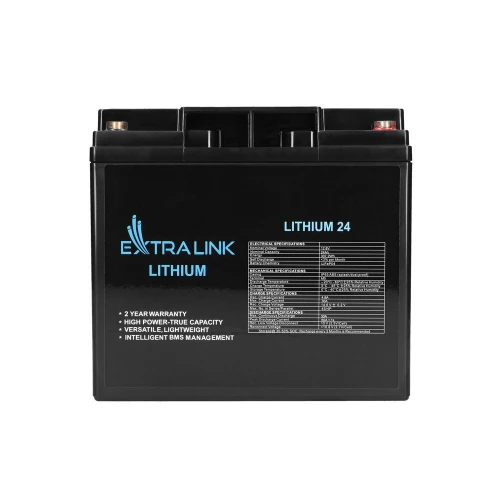 Extralink LiFePO4 24AH | Akumulator | 12.8V, BMS