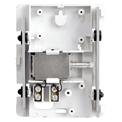 Gong drzwiowy dwutonowy EURA DB-80G7 ~230V AC jasnoszary, przycisk DBA-10G7 w zestawie