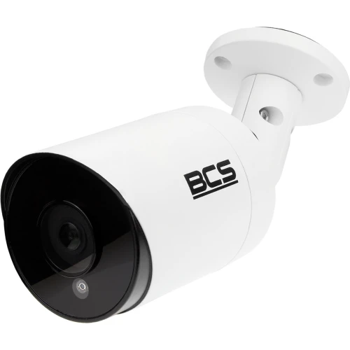 Kompletny zestaw po skrętce do monitoringu hali magazynu sklepu 8 kamer BCS-TQE4200IR3-B Rejestrator BCS-XVR0801-III Dysk 1TB 
