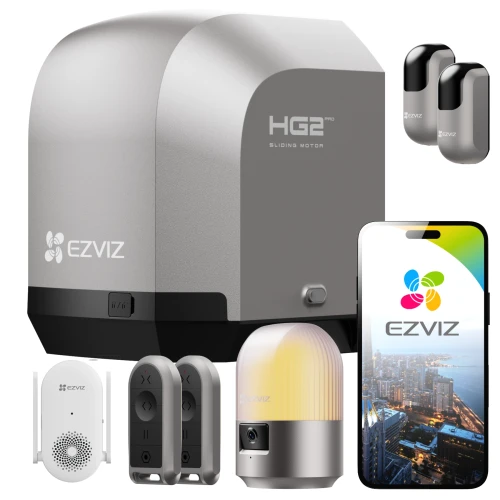 Zestaw EZVIZ HG2 600 PRO do bram przesuwnych 600kg z kamerą