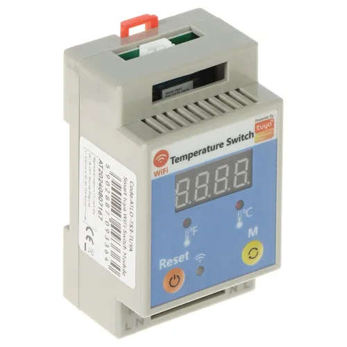 Inteligentny przełącznik z pomiarem temperatury ATLO-TS3-TUYA Wi-Fi, Tuya Smart