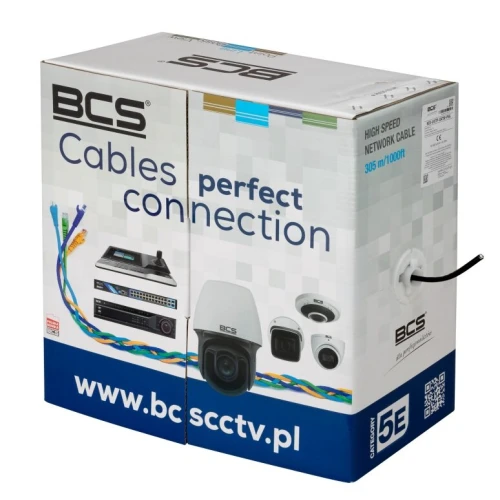 Kable instalacyjne BCS-U/UTP-CAT5E-PE+G