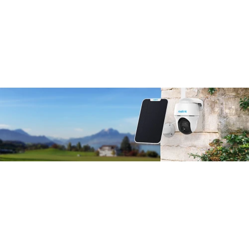 Kamera bezprzewodowa GSM obrotowa Reolink GO PT z własnym zasilaniem + Panel solarny + karta microSD