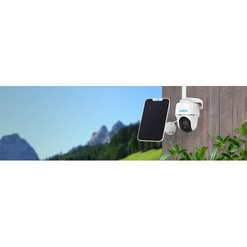 Kamera bezprzewodowa GSM obrotowa Reolink GO PT z własnym zasilaniem + Panel solarny + karta microSD