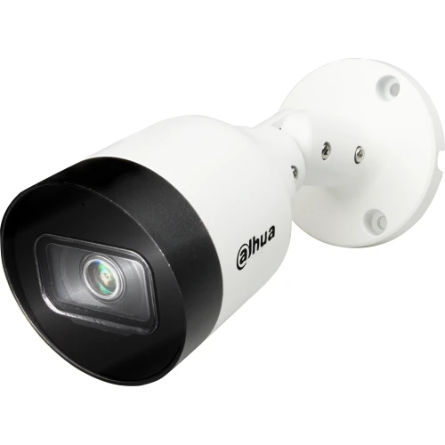 Monitoring 5 Mpx z dźwiękiem DAHUA 4x kamera IPC-HFW1530S-0280B-S6, Rejestrator NVR4108-4KS2/L