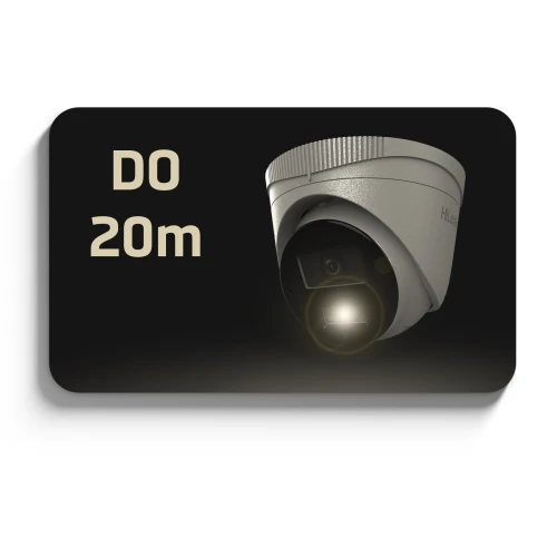 Kamera IP IPCAM-T2-30DL Full HD Smart Hybrid-Light 30m HiLook by Hikvision