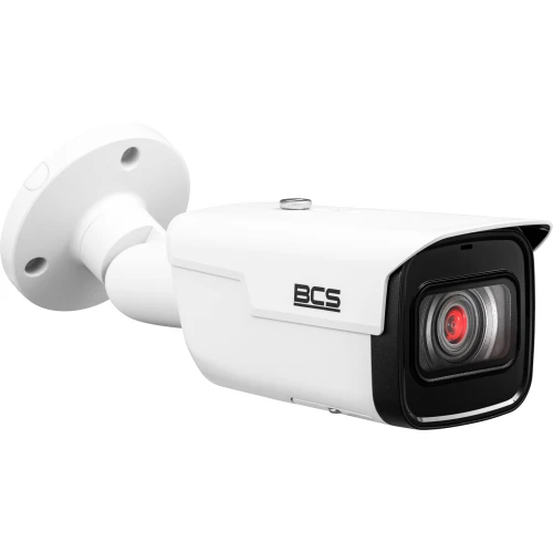 Zestaw monitoringu dla ochrony parkingu hali magazynu z 4x Kamera 5MP BCS-TIP5501IR-V-V + Akcesoria